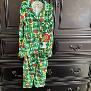 Feeling Grinchy unisex Christmas pajamas